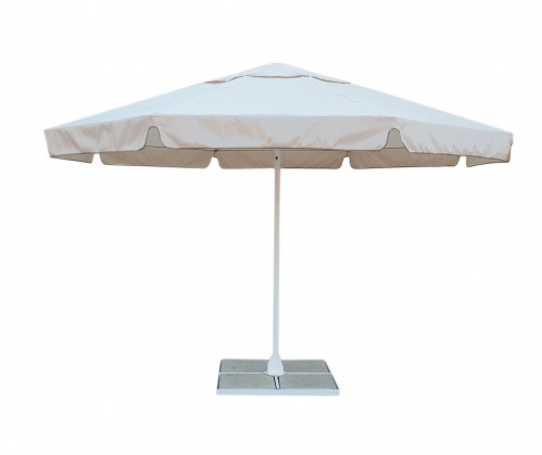 Зонт Митек круглый 4,0 м с воланом (8 спиц) стальной каркас 