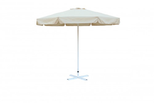Зонт Митек Ø 2.5м с воланом (8 спиц) стальной каркас