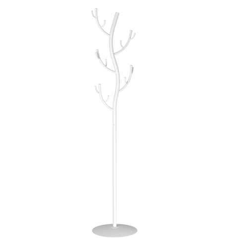 Вешалка напольная "Дерево" (Белый) 