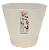 Горшок для цветов InGreen London Orchid D230мм/5л с дренажной вставкой (белый перламутровый) /15