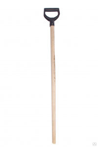 Черенок для лопаты деревянный 32х1000мм с V-обр. ручкой (уп 10шт)