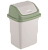 Контейнер для мусора Комфорт 10л (оливковый) /18шт.