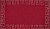 Коврик "Spongy" Меандр 50х80 см, красный, SUNSTEP™