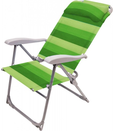 Кресло-шезлонг складное 2 (К2/З зеленый) (120кг)