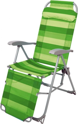 Кресло-шезлонг складное (К3/З зеленый) (100кг)